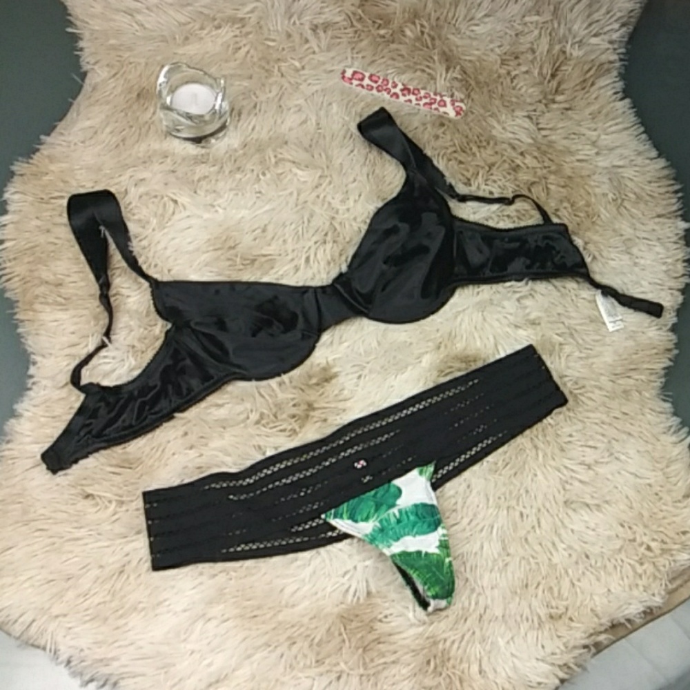 🍁🍁Victoria's Secret Women Bra SZ 34B/ Pink Thong Not for Sale
